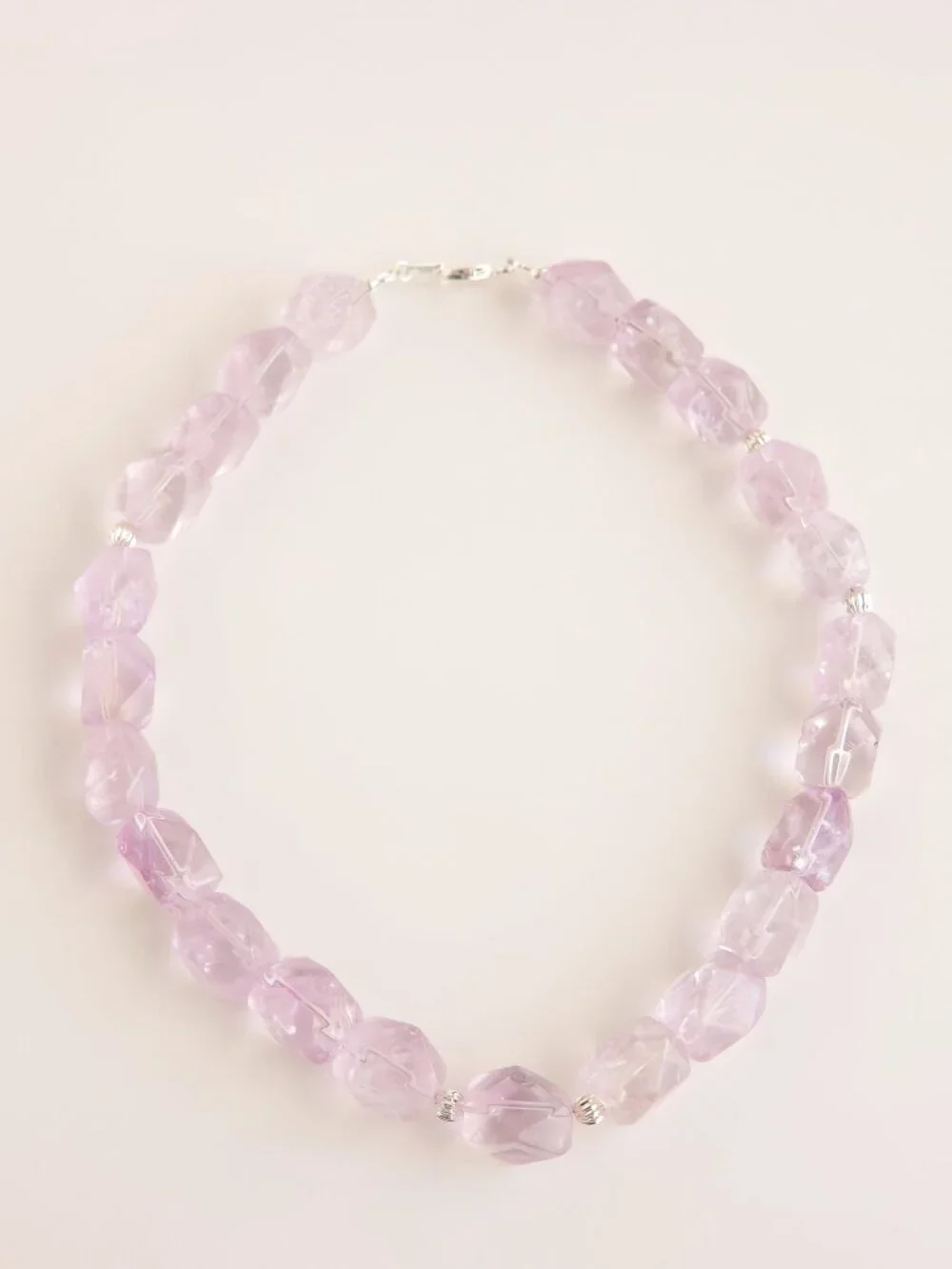 Genuine Amethyst Choker Necklace
